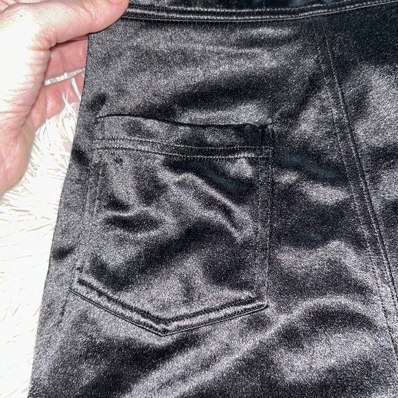 Black Satin Shorts - xsmall - Picture 6 of 7